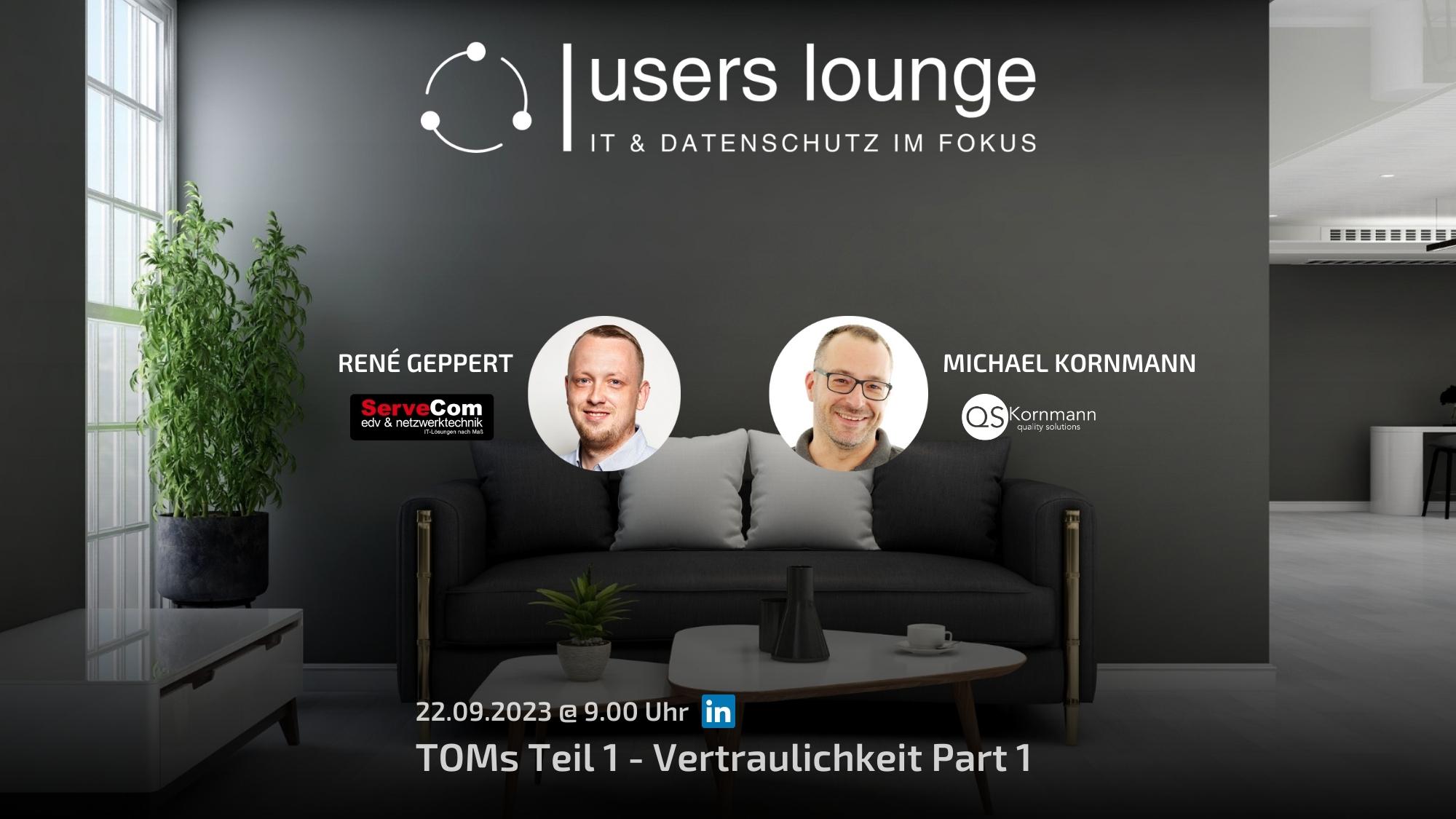 users lounge Event 22.09.2023