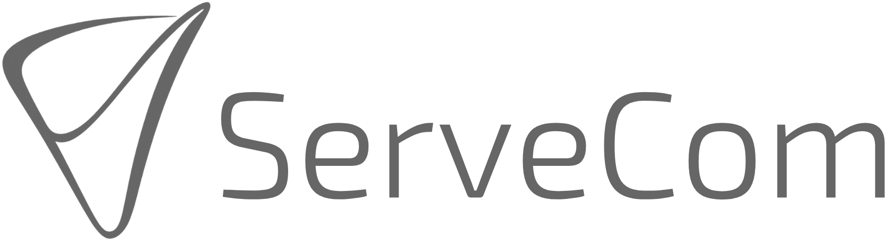 ServeCom Logo Main grey